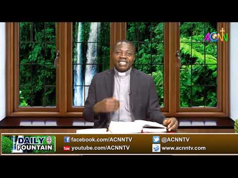 DAILY FOUNTAIN DEVOTIONAL OF NOVEMBER 25, 2020 - THE VEN. DEJI ALABI