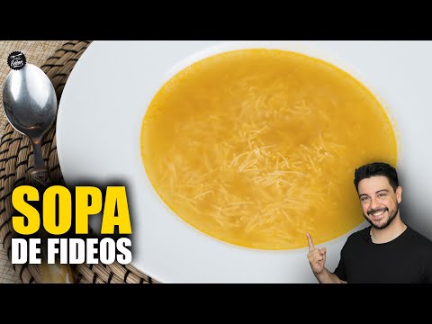La mejor SOPA DE FIDEOS para este tiempo 🥣 ¡MUY RECONFORTANTE!