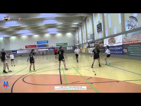 12:16 (9:9) Rostocker HC vs. SV GW Schwerin I - 1.3.2015