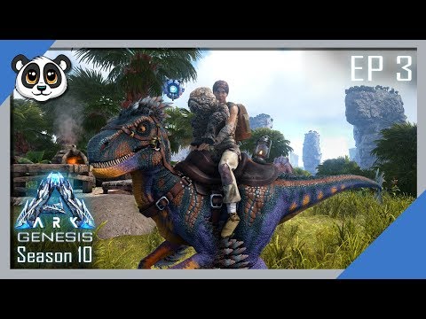 ARK: Genesis Season 10 | EP 3 | Taming an X-Bog Raptor!!!