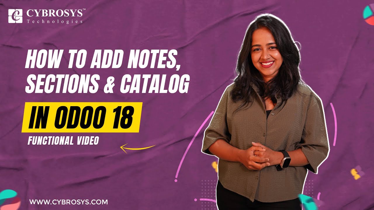 How to Add Notes, Sections & Catalog in Odoo 18 | Odoo 18 Sales Tutorial | Odoo 18 New Features