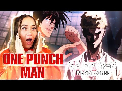 SAITAMA VS SUIRYU!!! 👊🏻💥| ONE PUNCH MAN SEASON 2 EP 7 & 8 REACTION