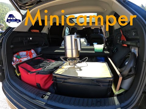 SUV Camper „Skoda Kodiaq“ simply clever. (Doppelter Ladeboden) Stealth Camping.