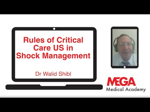 Role of US shock diagnosis of Shock  patient diagnosis.by  Dr Walid Shibl