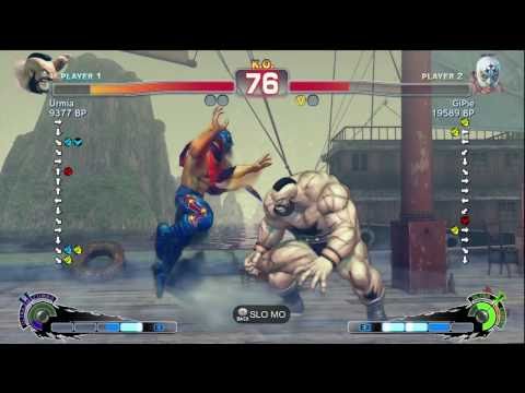 GiPie [Fuerte] vs Urmia [Zangief] SSF4 Japanese Online Ranked Matches - TRUE-HD