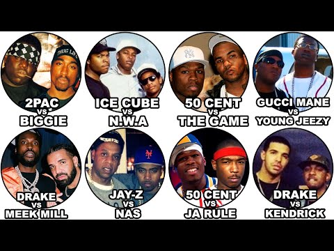 Every Iconic Rap Beef Explained