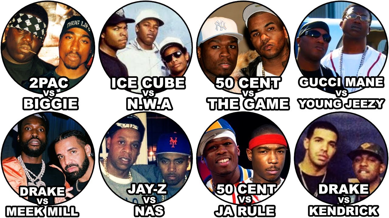 Every Iconic Rap Beef Explained