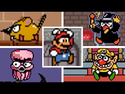 Super Mario Land 2 DX: 6 Golden Coins - All Boss Fights With Mario (Color Mod/Hack)