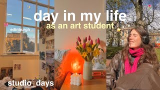 day in the life of an art student in edinburgh