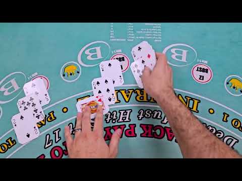 How a Blackjack Dealer Sweeps Up Cards || Deal like a PRO