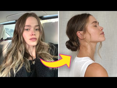 このステップは、完璧な乱れたお饅頭への鍵です。 (THIS step is the key to the PERFECT messy bun)