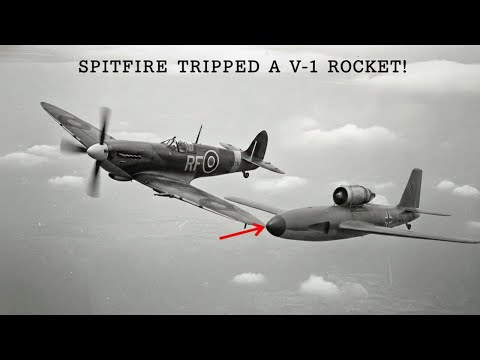 Germans Launched The "Unstoppable" V-1 Missile… Then A Spitfire Tipped It Over