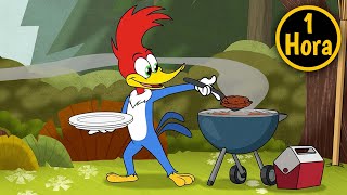 El Pájaro Loco | 1 Hora de Episodios Completos | La barbacoa de Woody