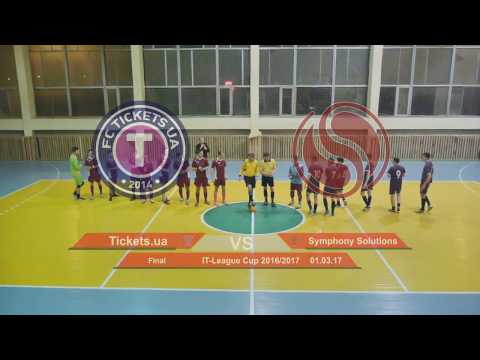 Tickets.ua 4 - 3 Symphony Solutions (League One 2016/2017, Final Highlights)