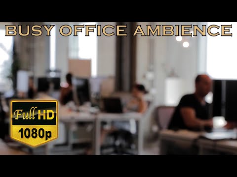 Busy office sounds ambience for remote work and study (2hrs)