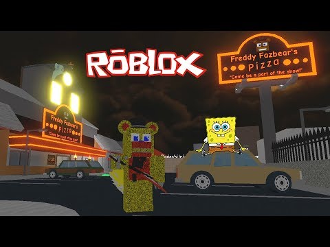 TERROR DO SEGURANÇA NO ROBLOX | Bob Esponja no FNAF Animatronics World