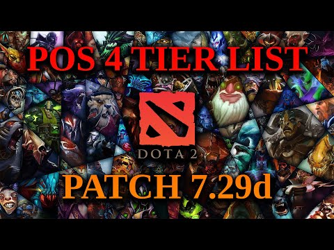 Position 4 Tier List - Patch 7.29d Dota 2