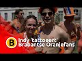 'Tattoomeisje' Indy gaat los met plakplaatjes in Lyon - WK Buske