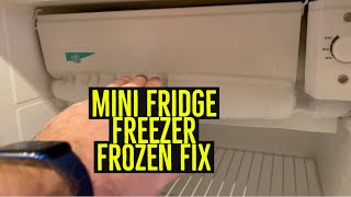 Mini Fridge Freezer Frozen Fix