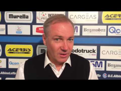 Post partita AlbinoLeffe vs Santarcangelo - Massimiliano Alvini