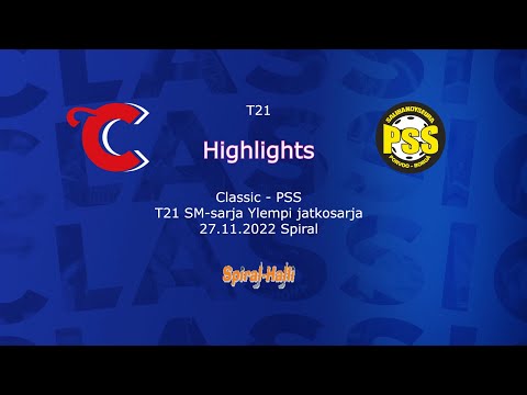 Highlights Classic - PSS T21 SM Ylempi jatkosarja 27.11.2022