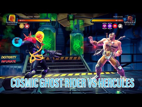 Hercules Cavalier vs Cosmic Ghost Rider | Marvel Contest Of Champions