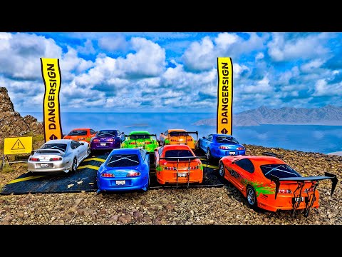 FF - Downhill without brakes, only with a SUPRA BITURBO - Forza Horizon 5