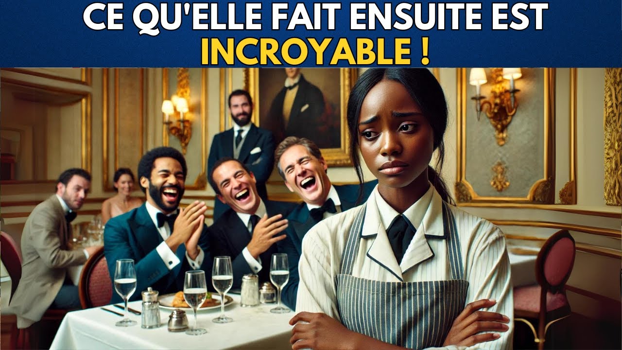 SERVEUSE NOIRE HUMILIÉE PAR DES HOMMES RICHES. CE QU'ELLE FAIT ENSUITE EST INCROYABLE !