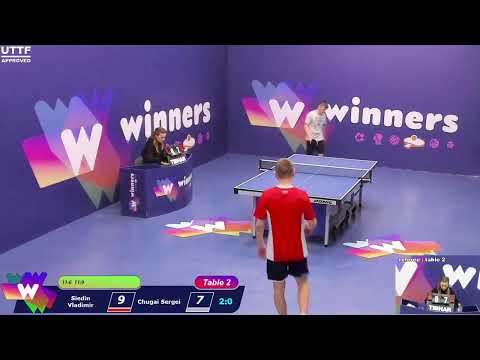 WINners CUP table 2  08.02 Siedin Vladimir - Chugai Sergei   20:30