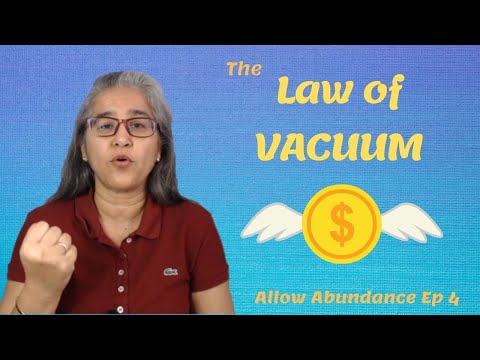 How to make space to allow abundance to flow freely into your life? Create a void. Ep 4