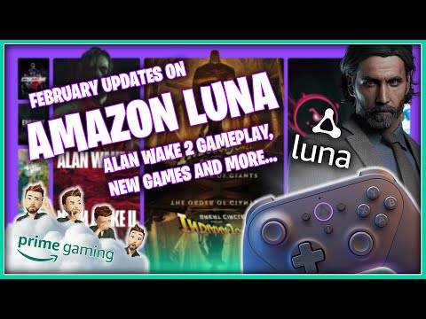AMAZON LUNA UPDATE - NEW GAMES & ALAN WAKE 2 GAMEPLAY