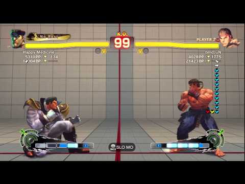 Happy Medicine (M.Bison/Dictator) vs. XSK Samurai (Ryu) SSF4:AE 2012 XBL Match