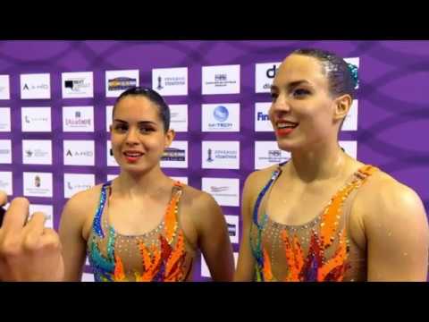 SRB FINA ASWS 2019 Super Final Budapest Duet Tech Nevena Dimitrijevic and Jelena Kontic