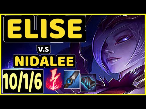 YAMPI (ELISE) vs NIDALEE - 10/1/6 KDA JUNGLE GAMEPLAY - BR Ranked PLATINUM