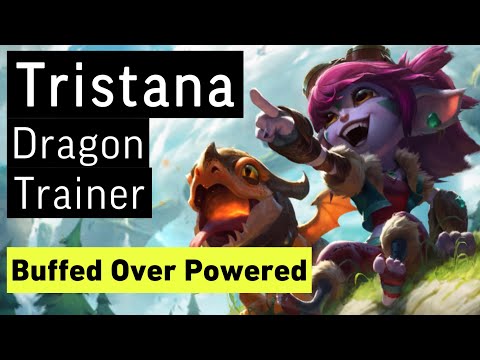 Dragon Trainer Tristana Wild Rift Gameplay New Build Dragon Trainer Tristana Skin