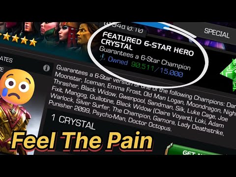 This is why you shouldn't open featured crystals? 🥲 - MCOC