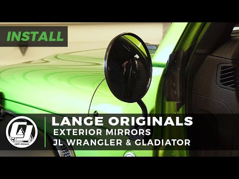 Jeep JL or Gladiator Install | Lange Originals Black Coyote Exterior Mirrors