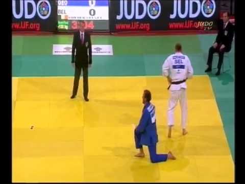 JUDO 2010 Tournois de Paris: Irakli Tsirekidze (GEO) - Elco van der Geest (BEL)