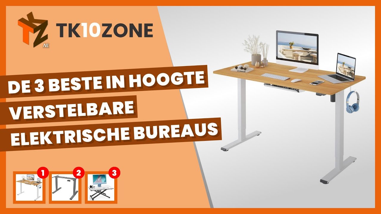 De 3 beste in hoogte verstelbare elektrische bureaus