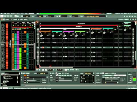 'Fly, Robin, fly' bassline in Renoise  3.1 kinda like a walkthrough - no talking