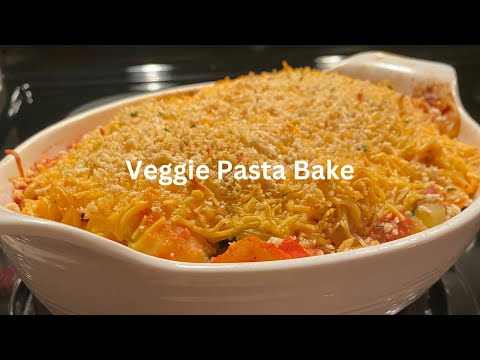 Veggie Pasta Bake #meatlessmondays #easypasta #casouthernbelle