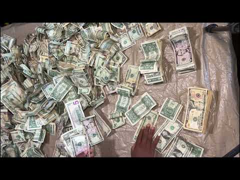 ASMR Money Sorting & Counting | Mixed Bills to Stacks  (No Talking)