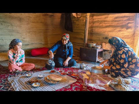 Autumn Forest Cabin Life Day 2: Sheepskin Cheese, Doushab & Authentic Village Cooking