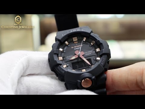 UNBOXING THE NEW G-SHOCK BLACK AND ROSE GOLD GA810B-1A4