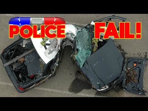 Funny Police Driving Fail Compilation  👮📣 Best of Police Car Crash Video