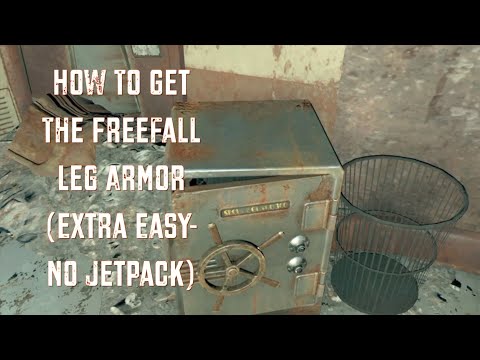Fallout 4 ~ How To Get The Freefall Leg Armor (Xtra Easy-No Jetpack)