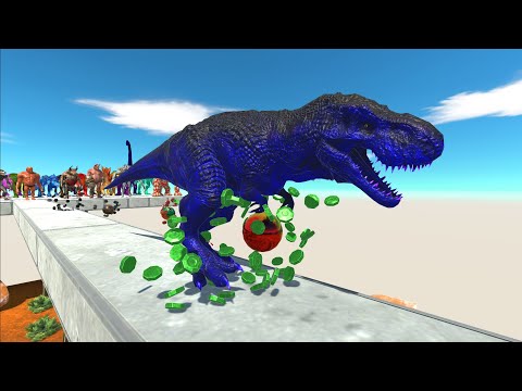 ⚡ BRIDGE with traps SPIN BALL 🦖 - Animal Revolt Battle Simulator 🦕
