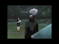Kakashi during the 3rd Hokage's funeral (dubbed)