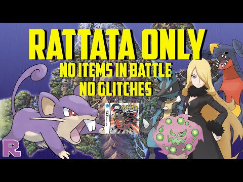 Posso FINIRE Pokemon PLATINO con SOLO UN RATTATA? 💎✨ Pokémon Challenge 💎✨