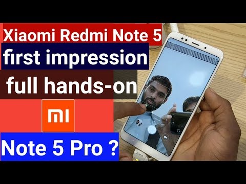Xiaomi Redmi Note 5 First Impression & Hands-on | Mi Home Ghanta Experience Video